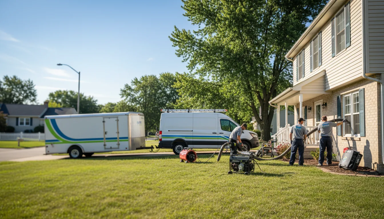 Flooded Basement Restoration And Cleanup With Repair in Wheatland, ND near me